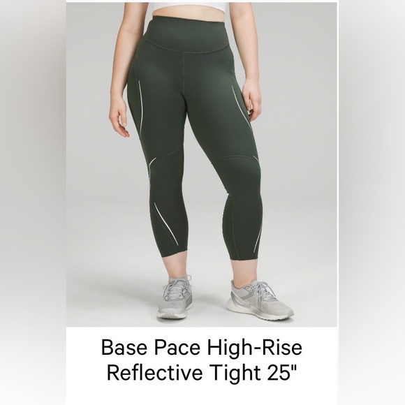 lululemon athletica Pants - Lululemon Base Pace HR Reflective Tight 25”